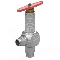 Вентиль угловой под приварку Dn50 Pn160 Ст. 09Г2С